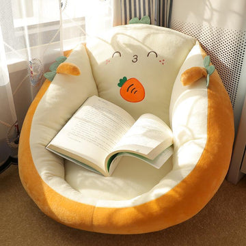 Tatami Floor Chair – Lazy Sofa Futon Seat for Meditation, Reading, or Relaxing on the Ground
